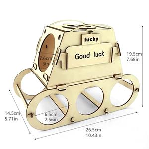 wooden beer tank puzzle