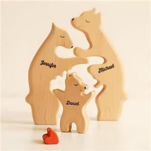 mother child bear decor