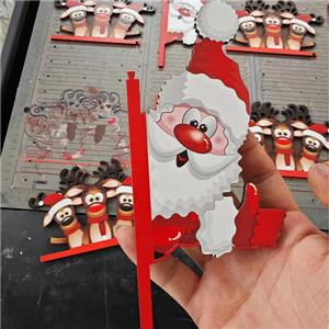 wooden reindeer door hanger