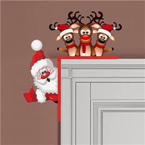 christmas door corner decor