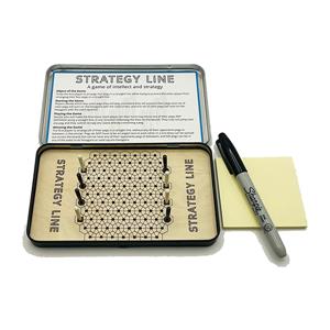 wooden travel game box