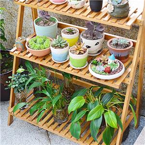 bamboo flower stand