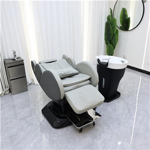 salon chair with sink