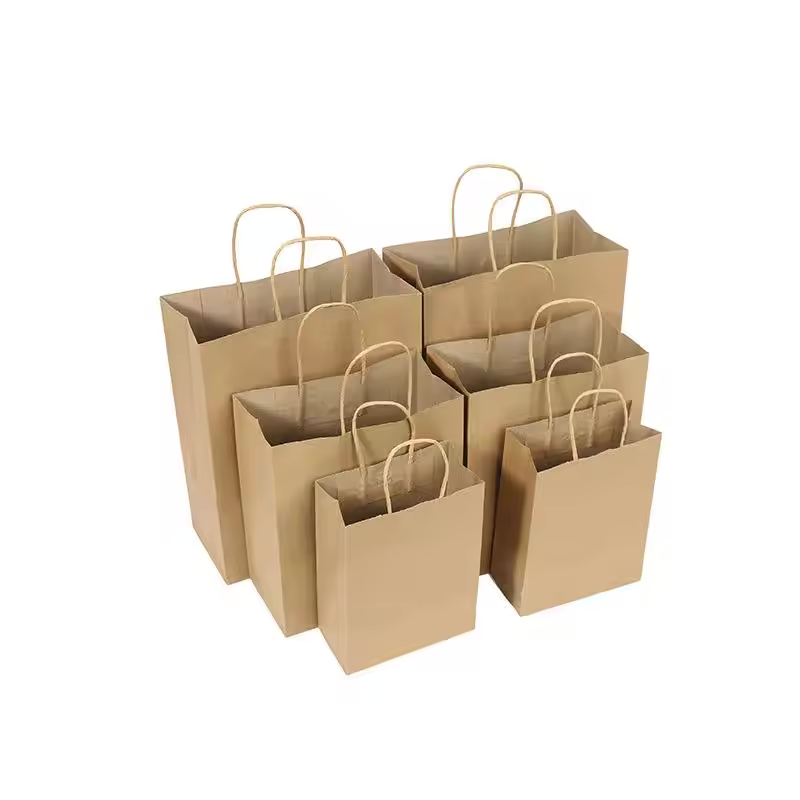 kraft gift bags