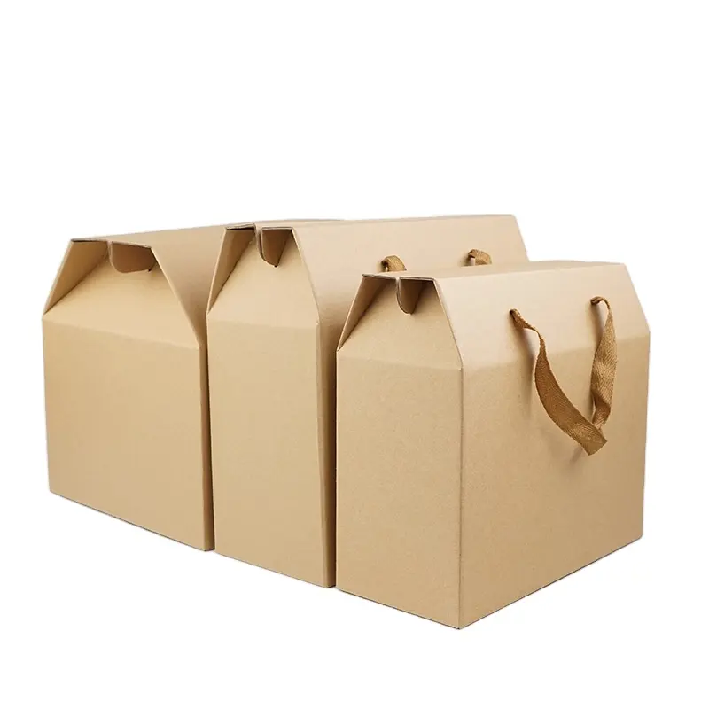 kraft boxes with handle kraft boxes with handle