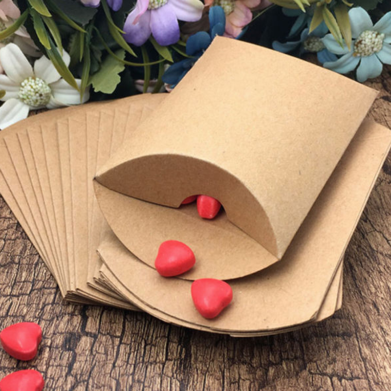kraft pillow boxes