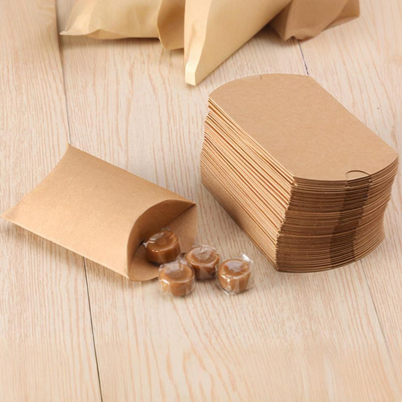 brown pillow boxes