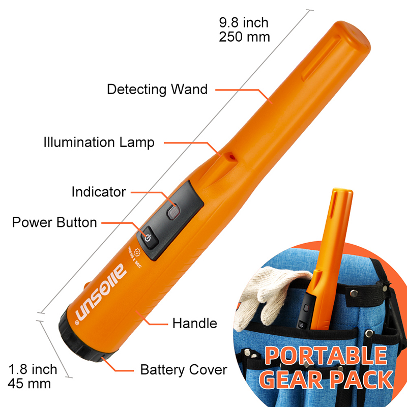pinpointer metal detector waterproof pinpointer metal detector waterproof