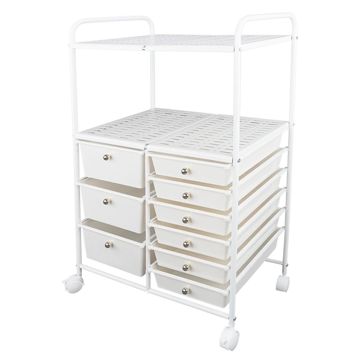 Costway 9 Drawer Rolling Storage Cart