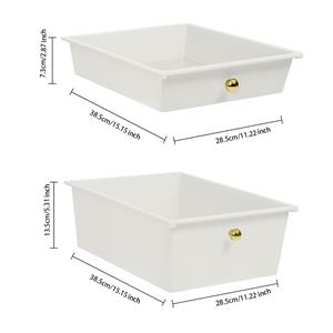 Seville Classics 15-Drawer Organizer Cart