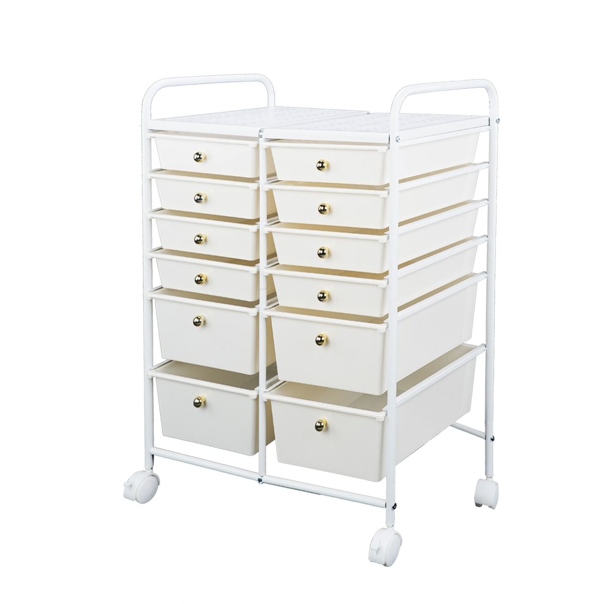 Storage Organizer with Tray Cart
