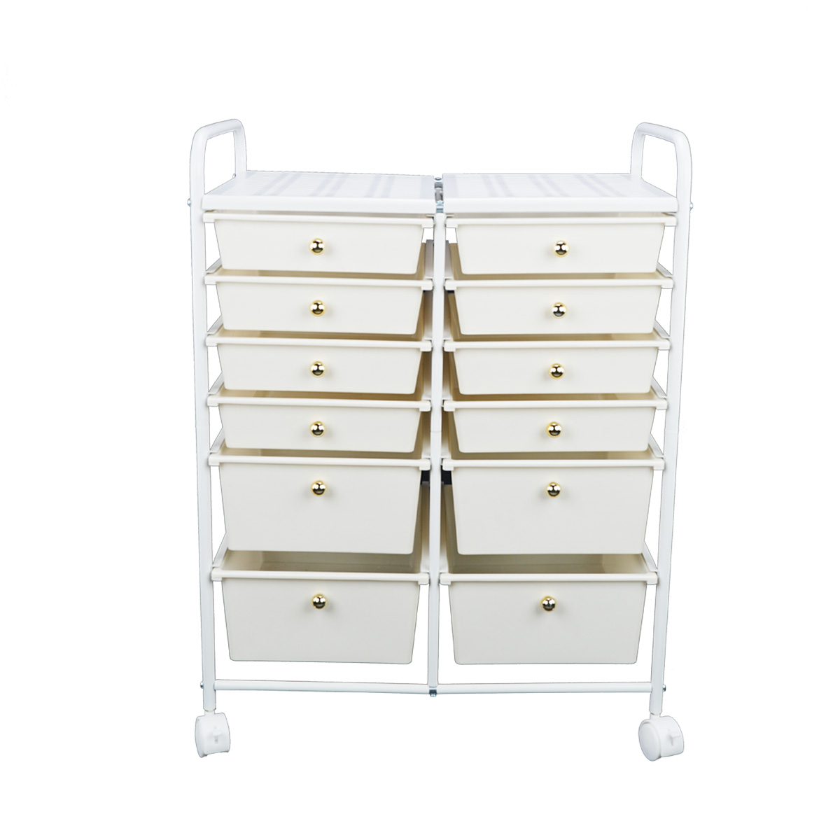 Seville Classics 15-Drawer Organizer Cart