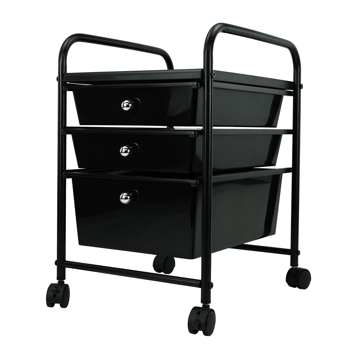 Urban Shop Plastic 3 Drawer Rolling Organizer