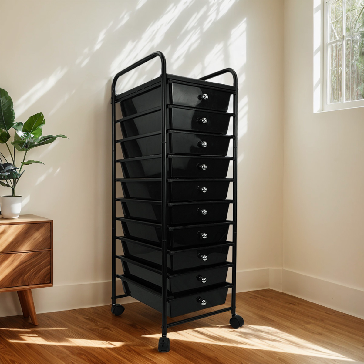 Simple Houseware Utility Cart with 10 Drawers