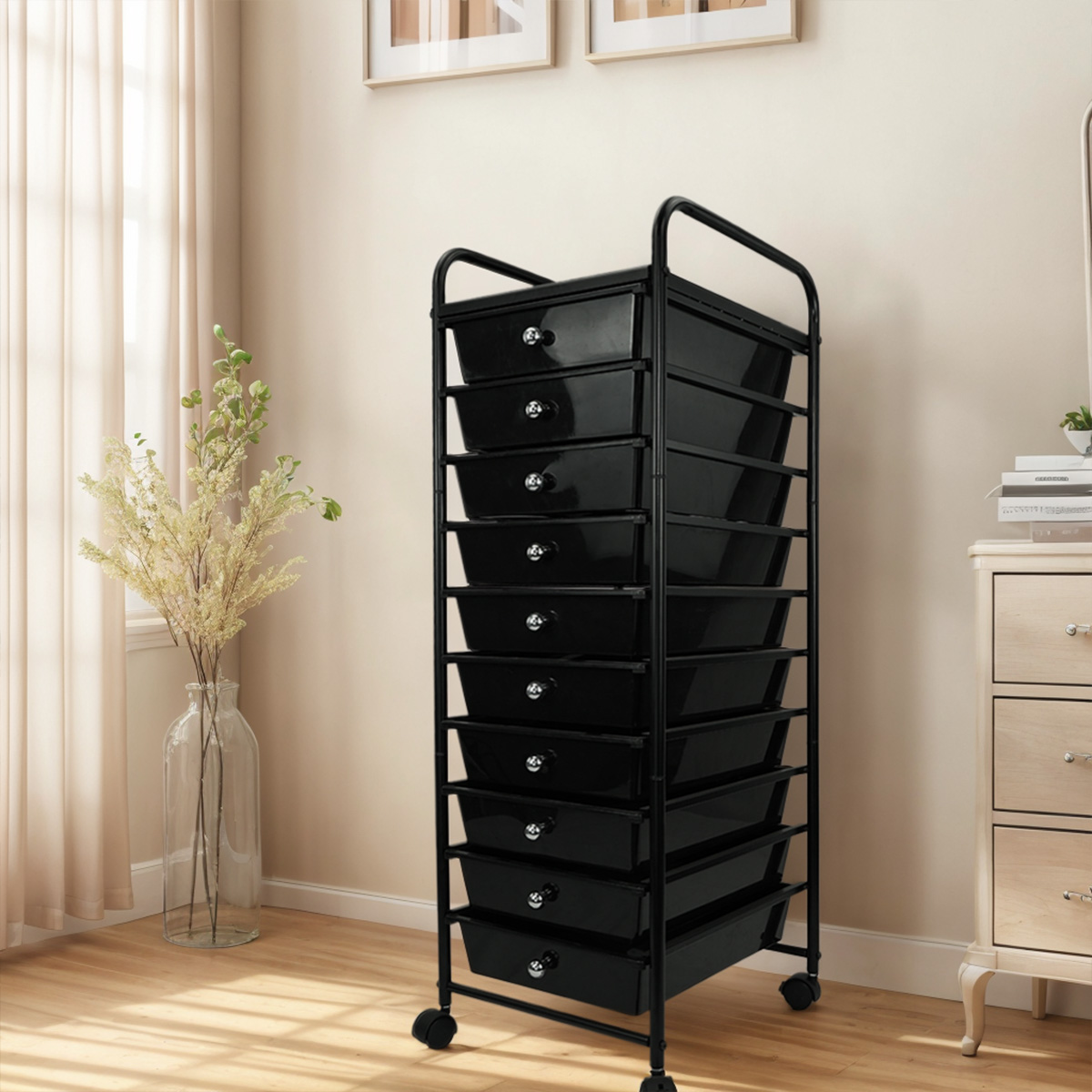 Rolling Storage Art Craft Organizer on Wheels
