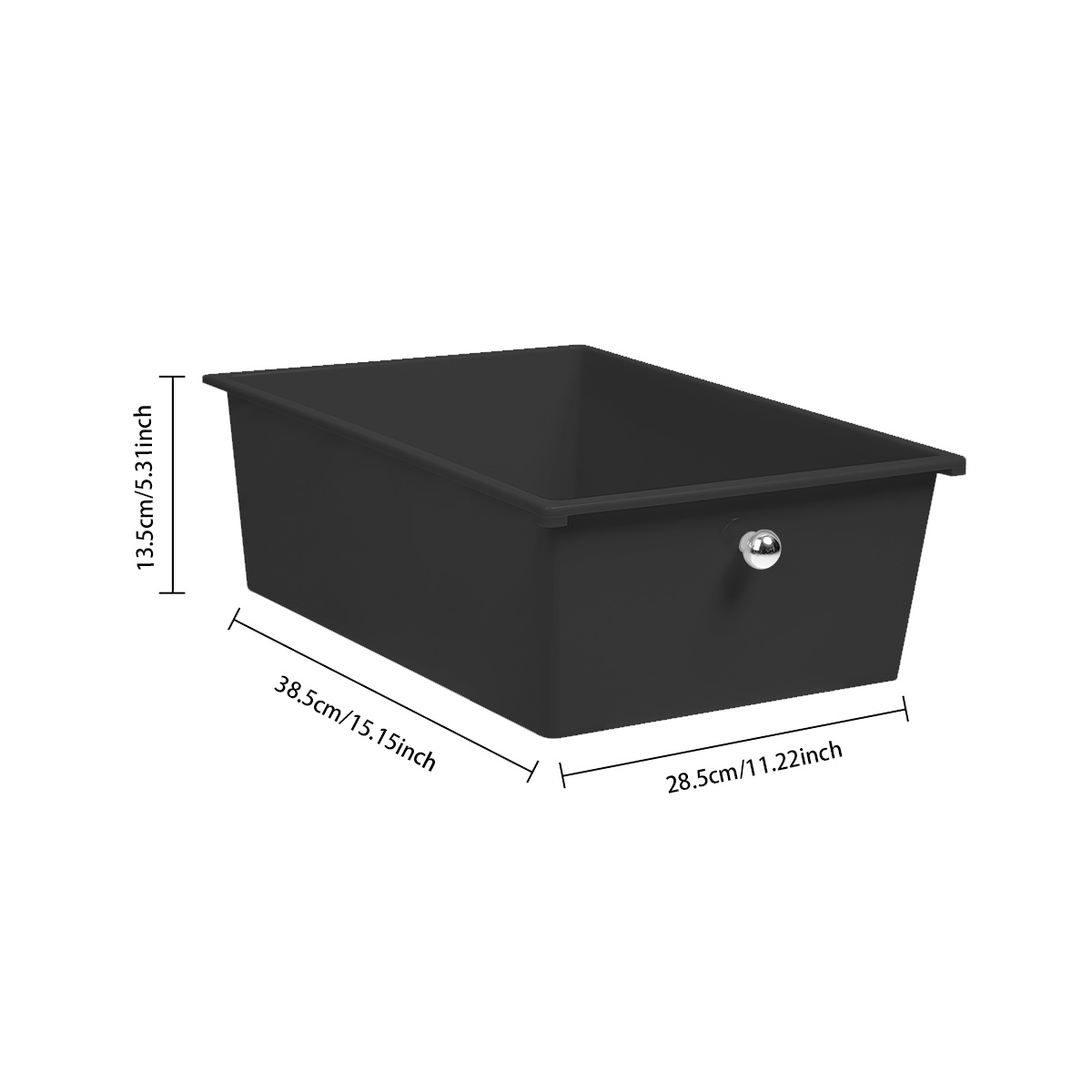 Urban Lifestyle 5 Drawer Rolling Storage Cart