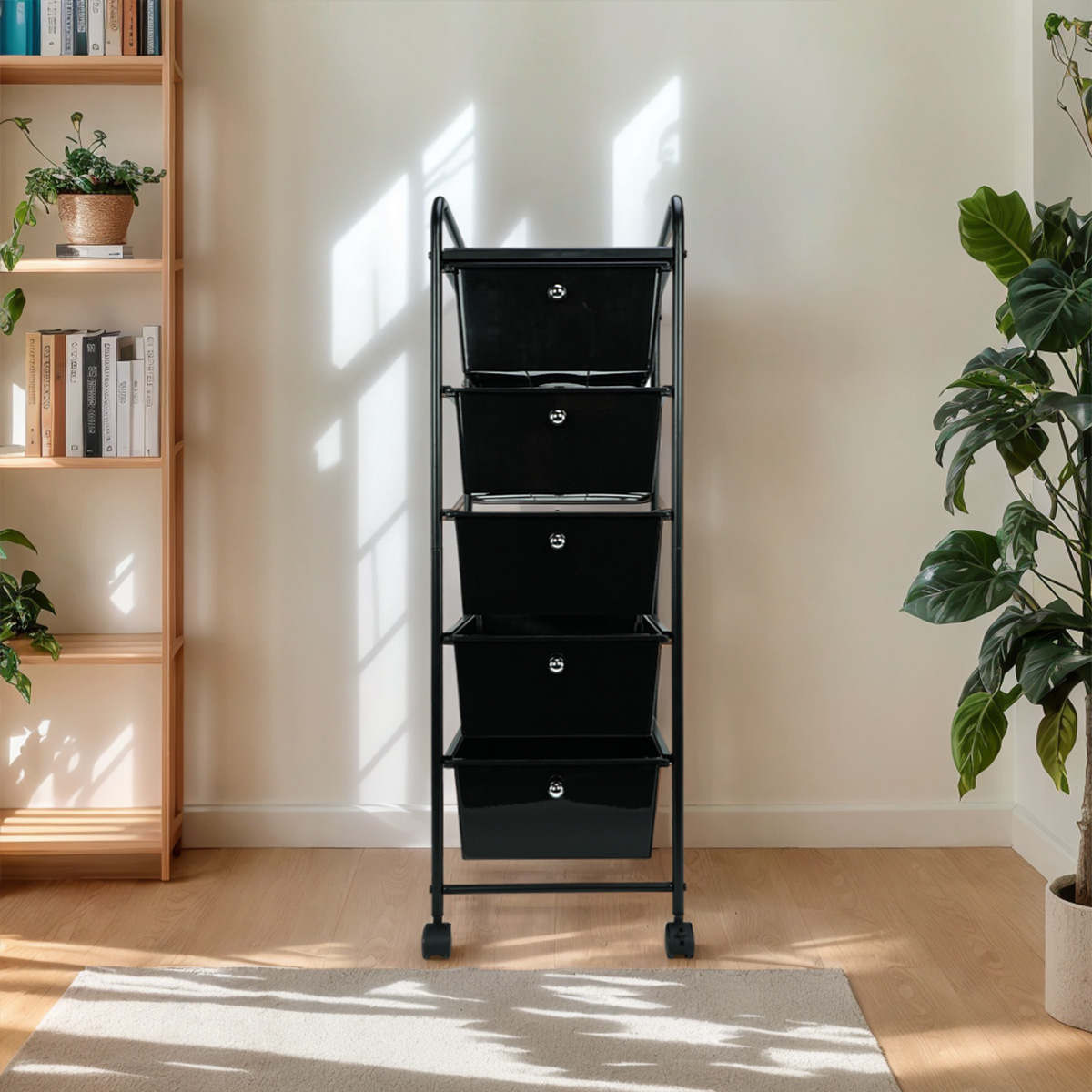 Costway Black Office cart