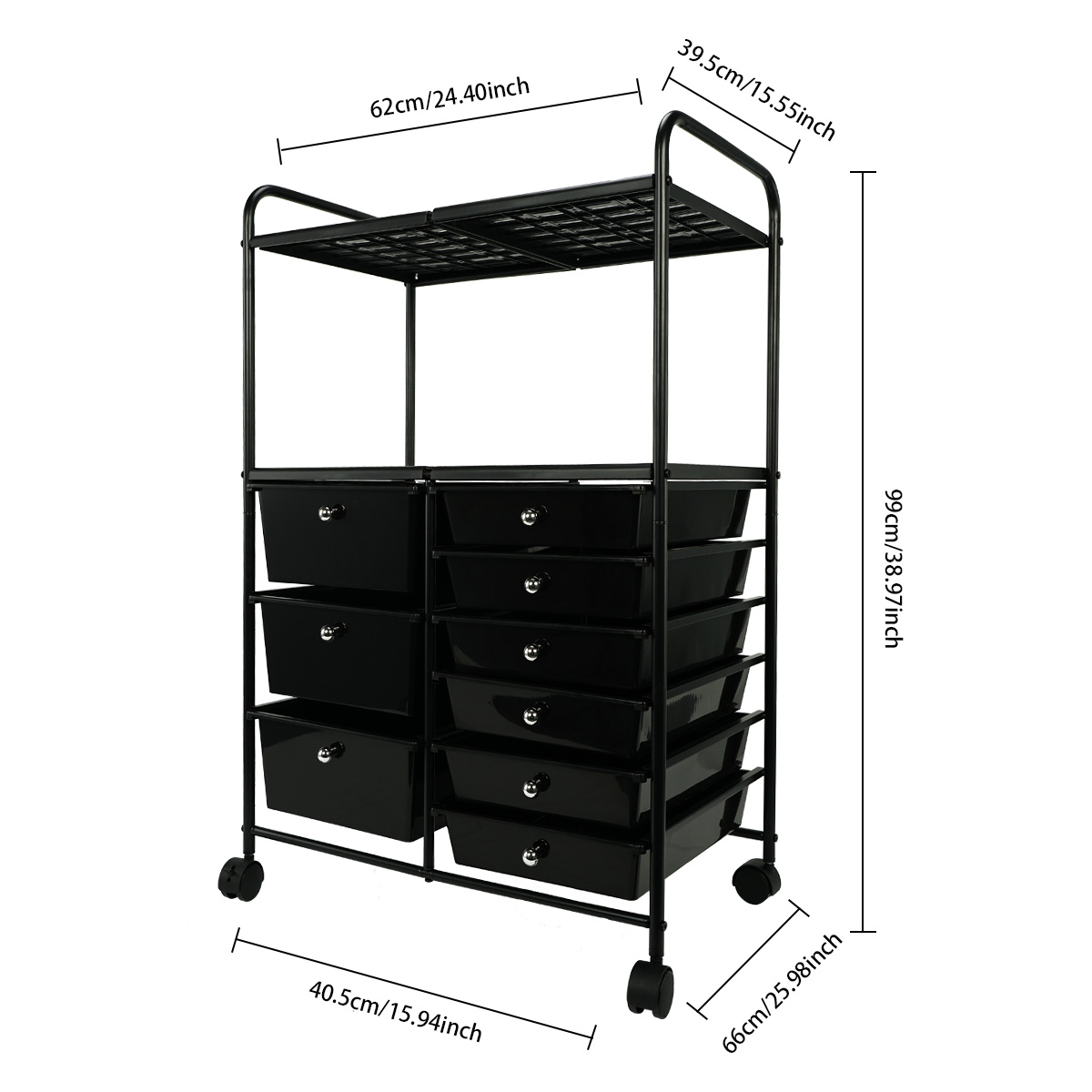Drawer Organizer Cart for Classroom