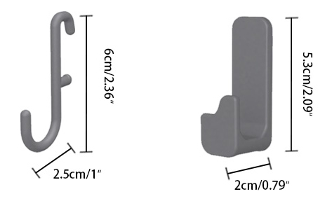 No drill wall storage rack