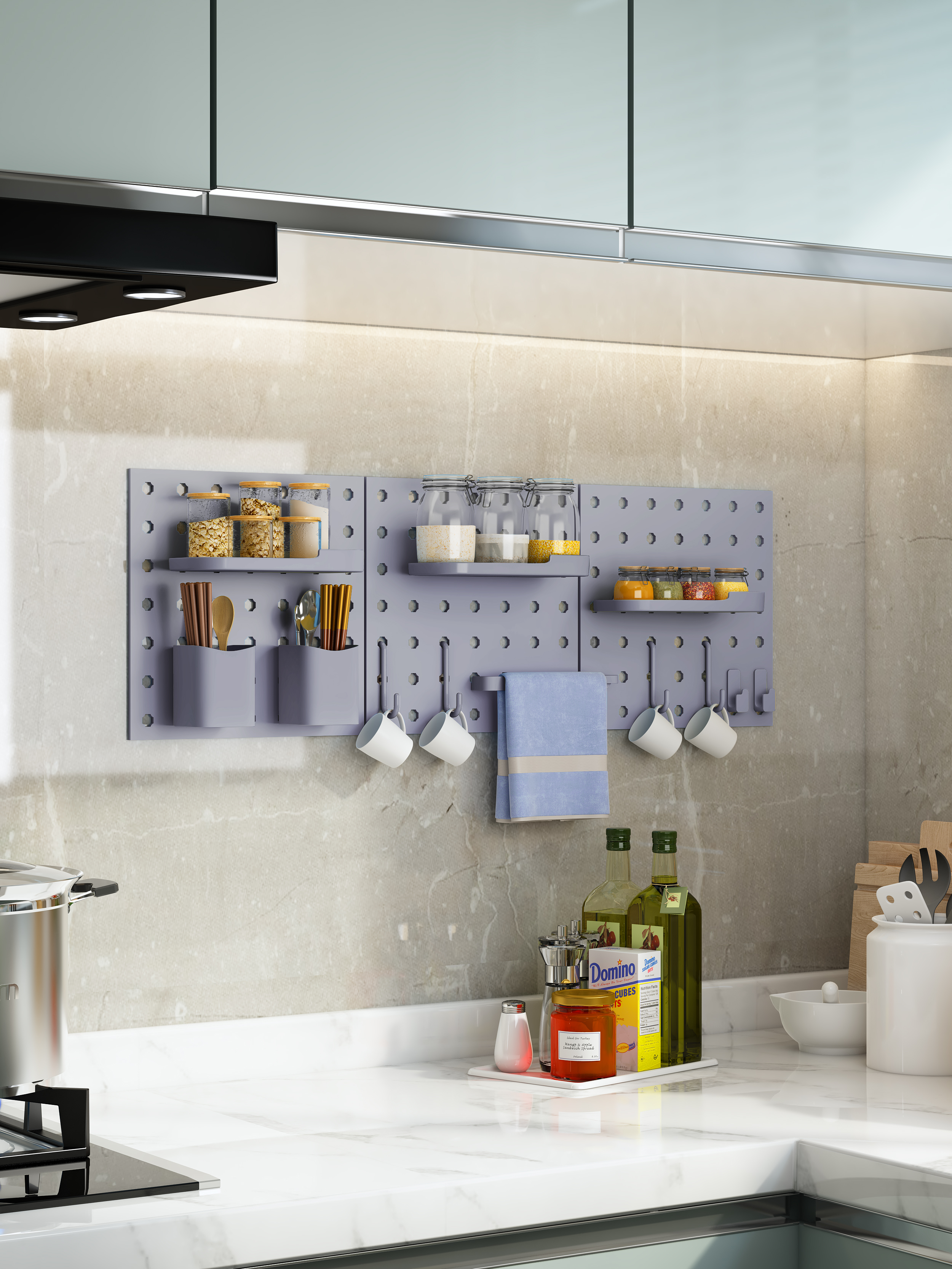 Gas Water Heater Pipe Hiding Cover Decoration