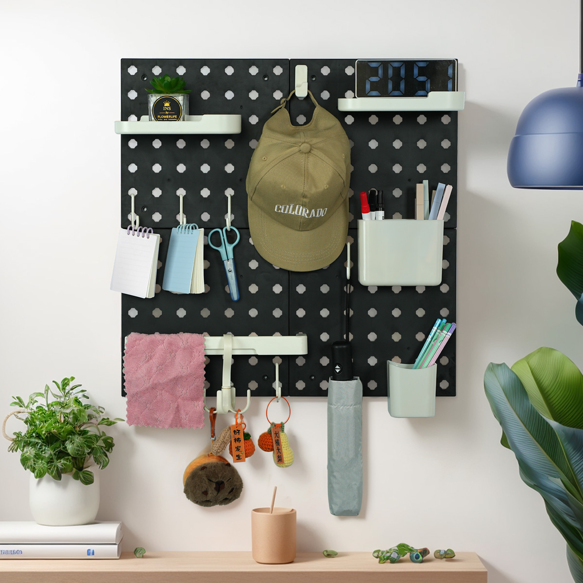 No-punch Wall Storage Shelf