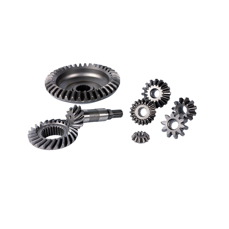 Efficient power running front axle gears