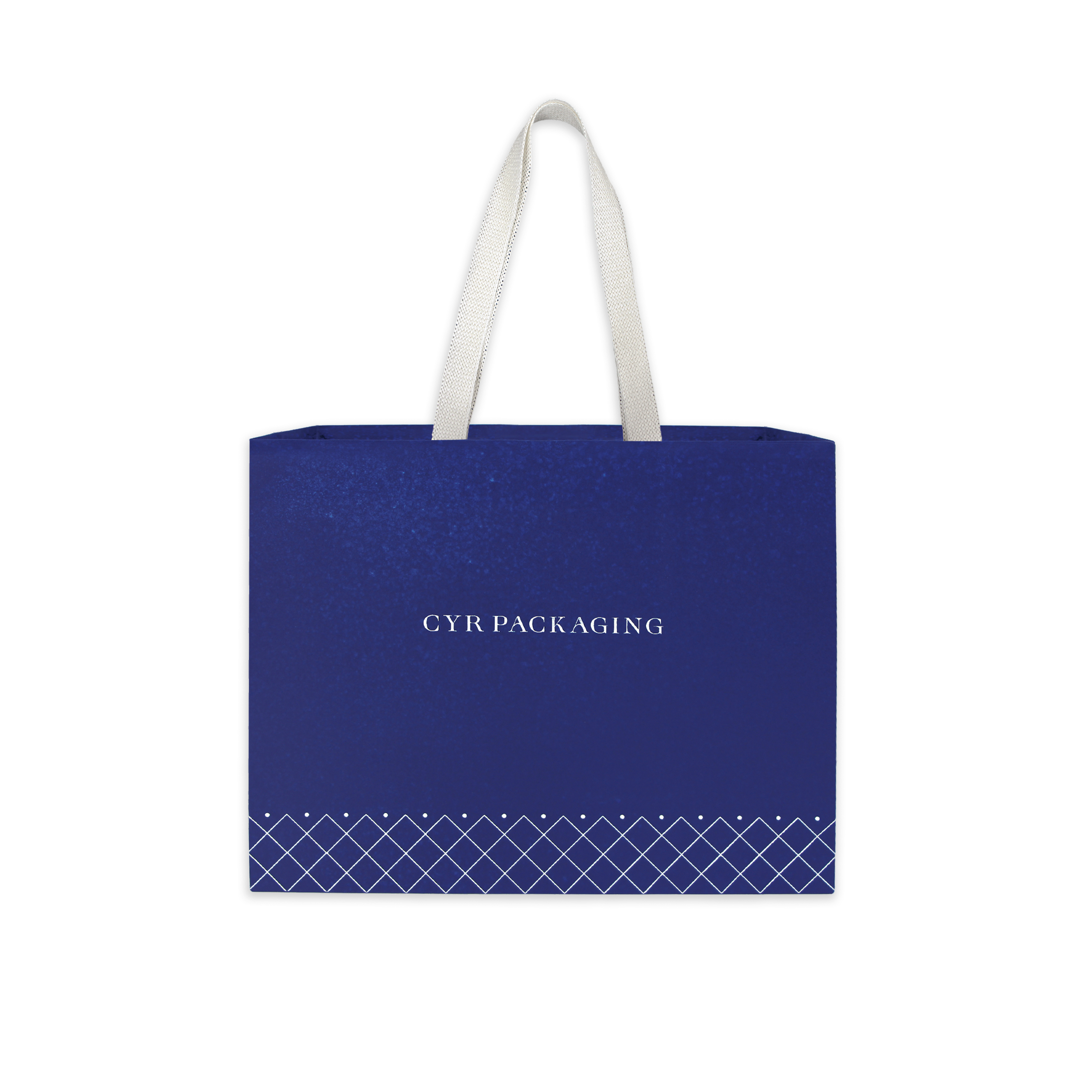 blue paper bags