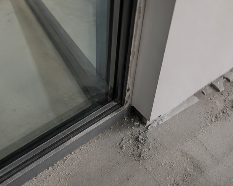 fire rated glass frame installation problem
