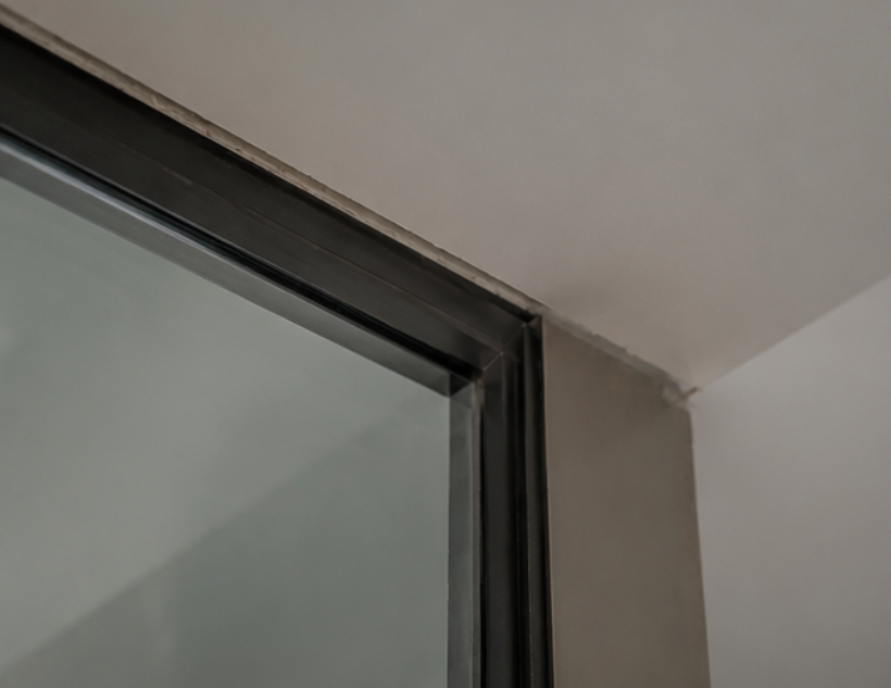 fire rated glass frame gap