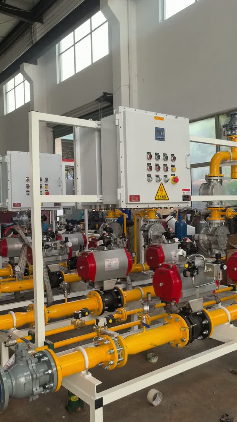 skid-mounted gas system