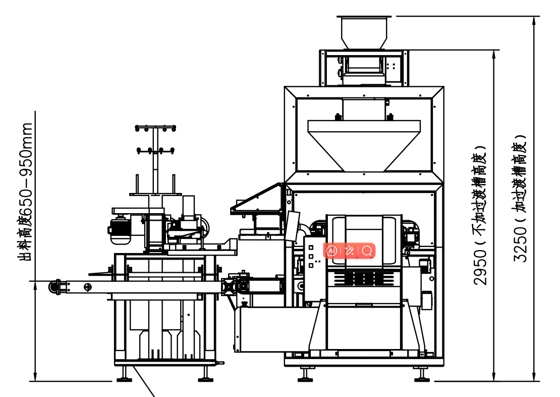 newlong automatic bagging machine