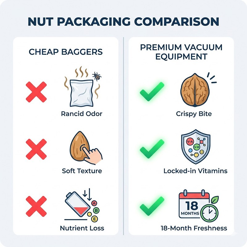vacuum packed nuts