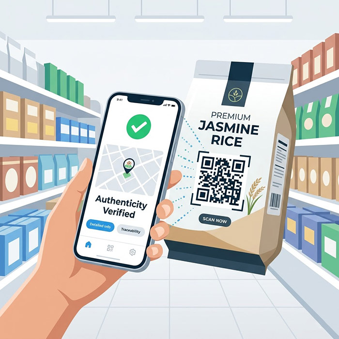 vacuum packed premium rice