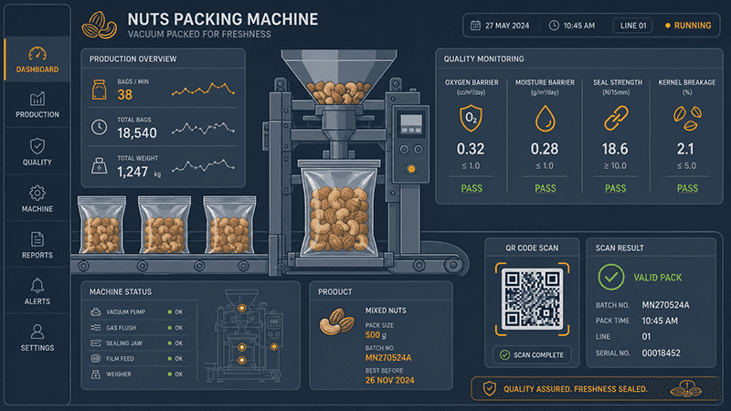 nuts packing machine