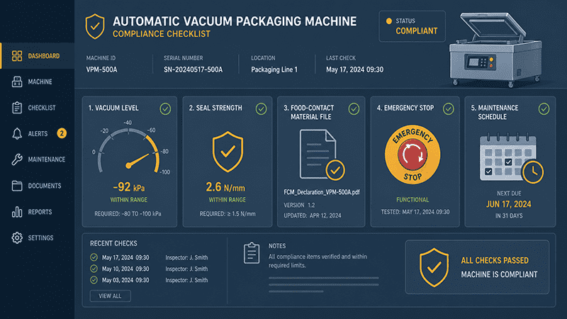 automatic vacuum packaging machine