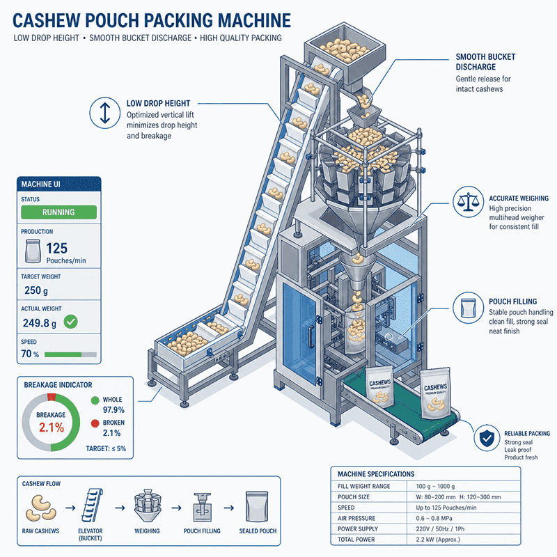 nuts packing machine