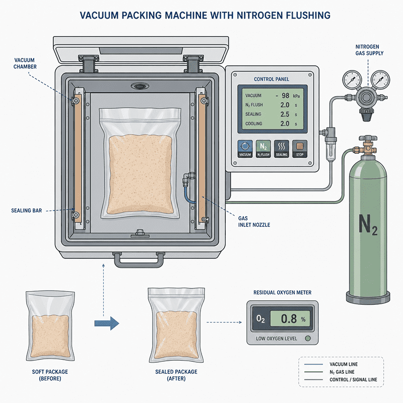 automatic vacuum packing machine