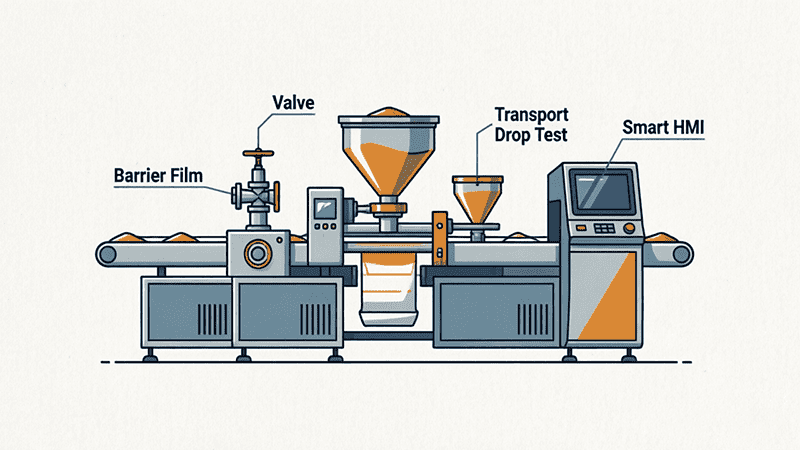 granule pouch packing machine