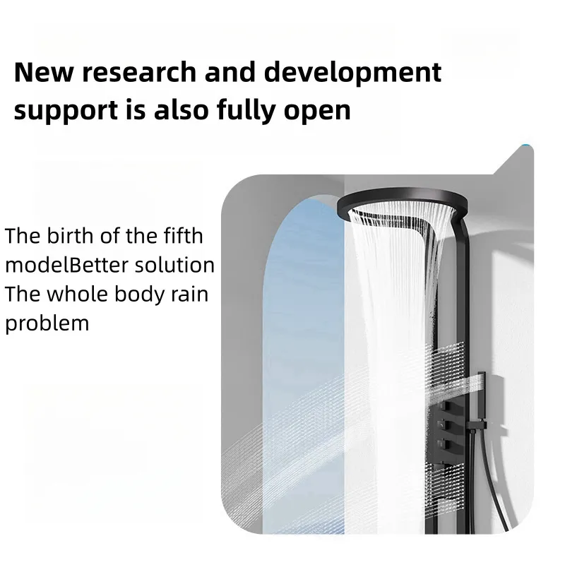 waterfall shower set