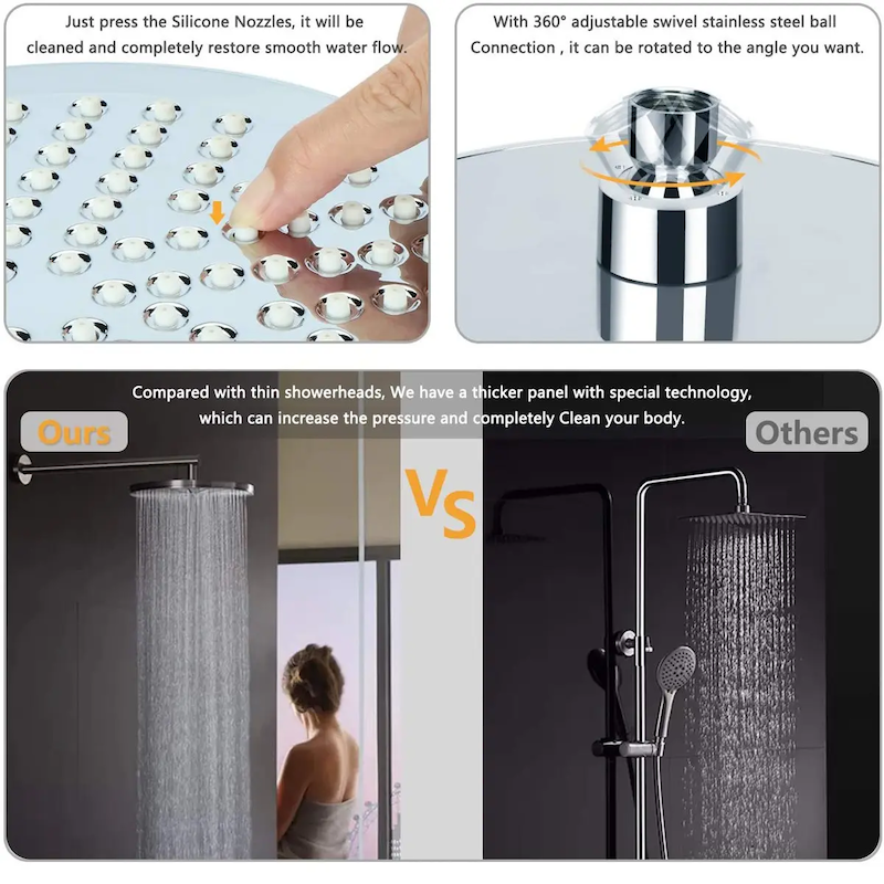 high pressure showerhead high pressure showerhead