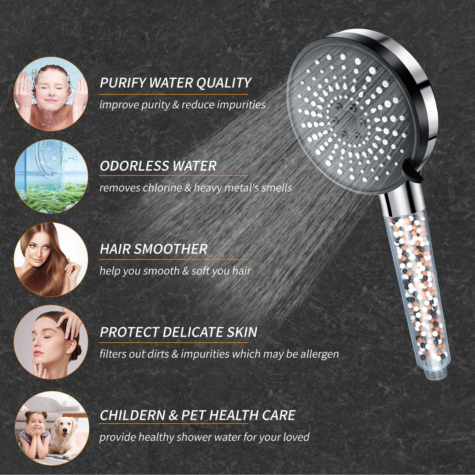 handheld shower head