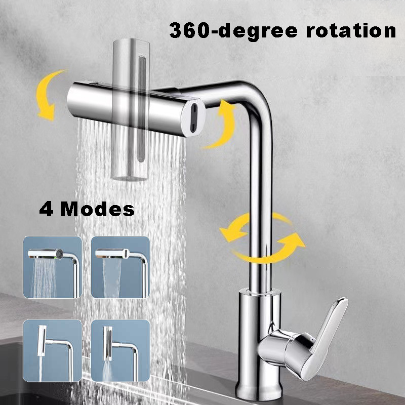 rotating sink faucet