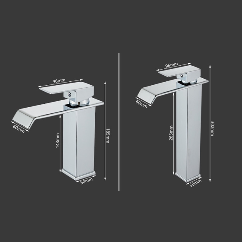 waterfall sink faucet