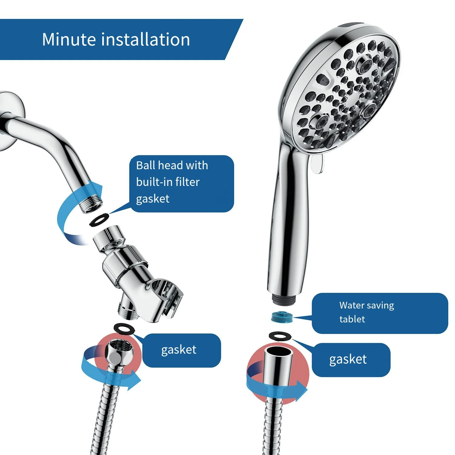 high pressure handheld shower head high pressure handheld shower head