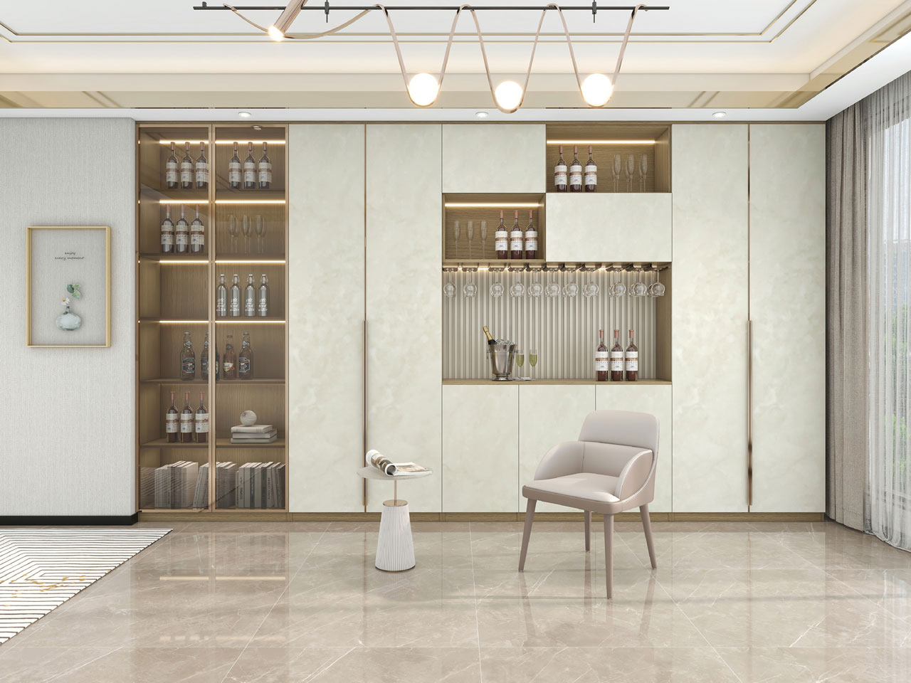Marble Grain PVC Decorative Film