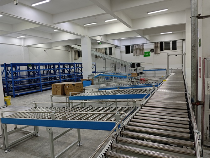 fixed roller conveyor
