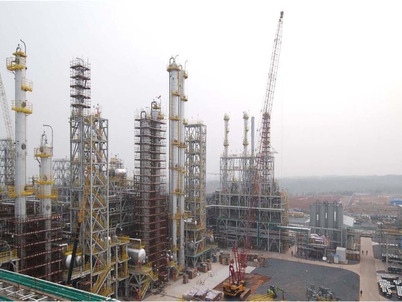 refinery steel structure