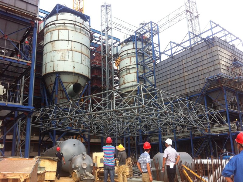 incineration plant steelwork
