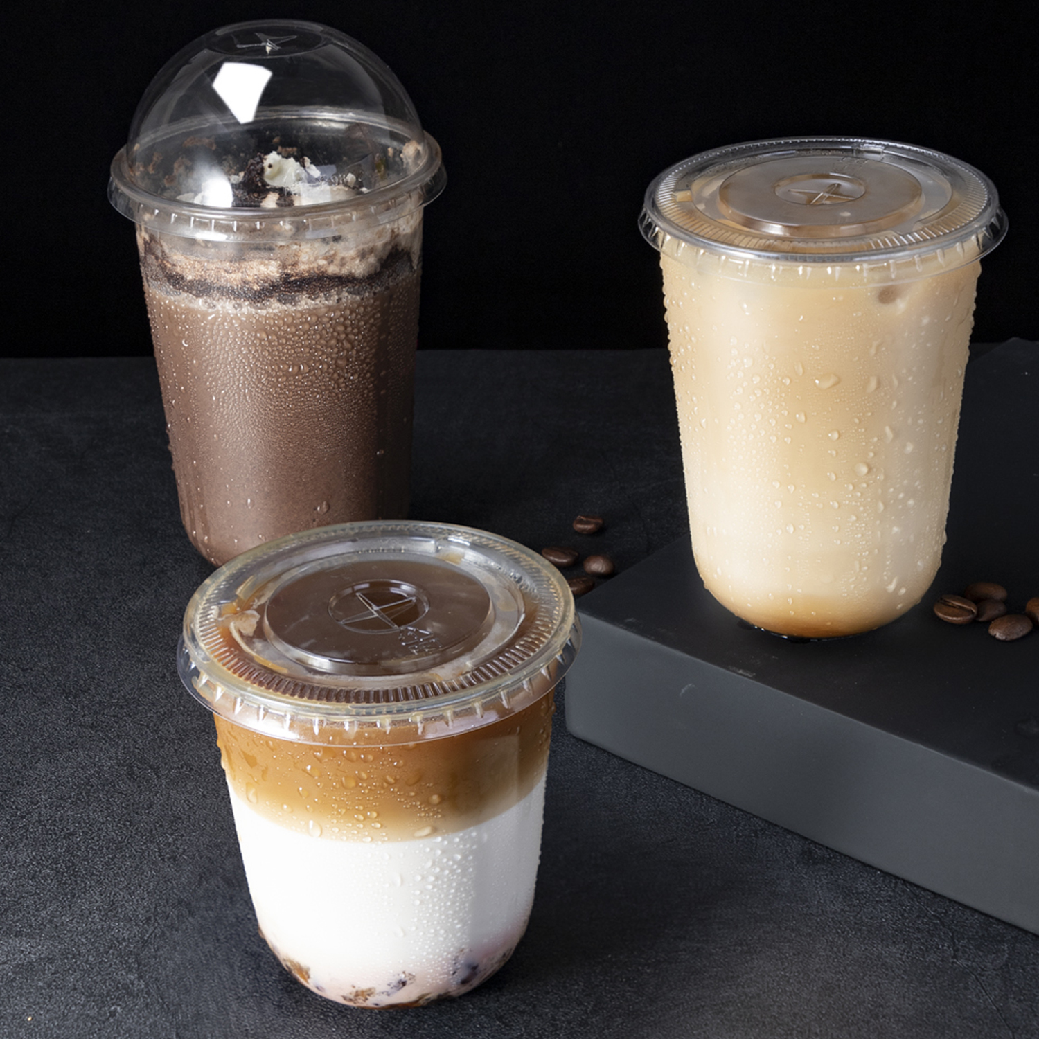 PET plastic cups