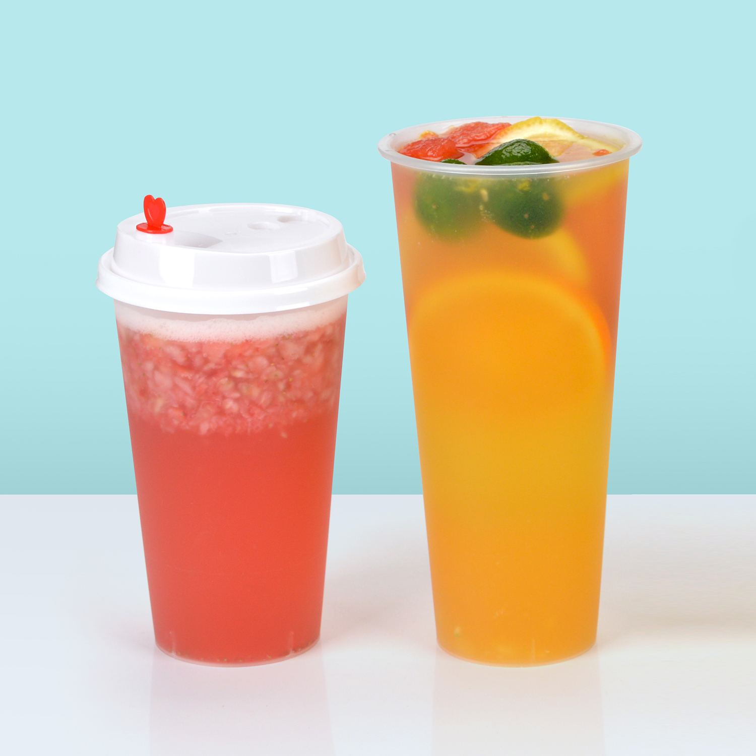plastic cups